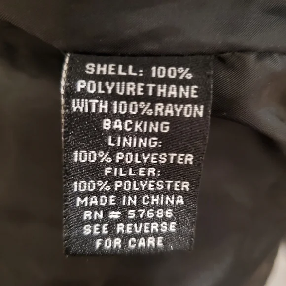 NewLook Faux Leather Jacket Size Medium. - Picture 5 of 8